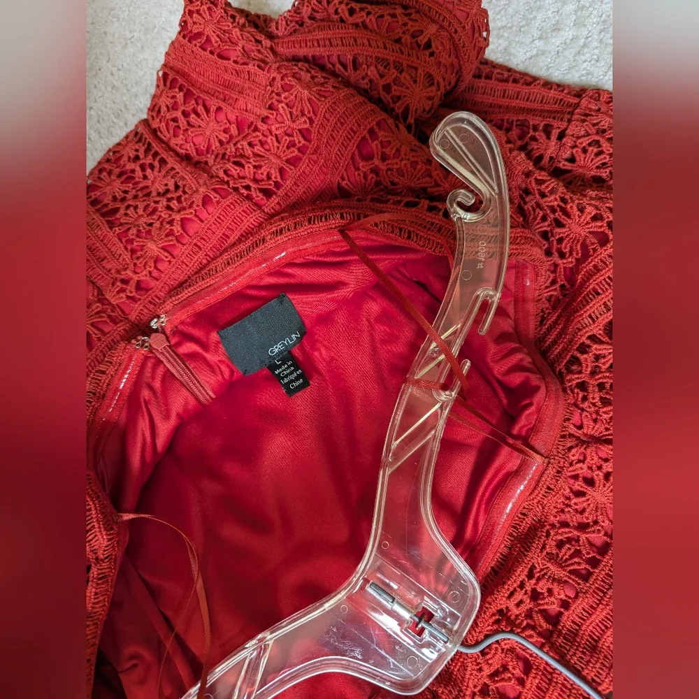 Anthro Greylin Crochet Flower Jumpsuit - Picture 2 of 6